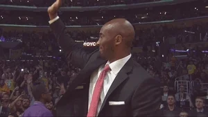 Kobe Bryant saying thanks